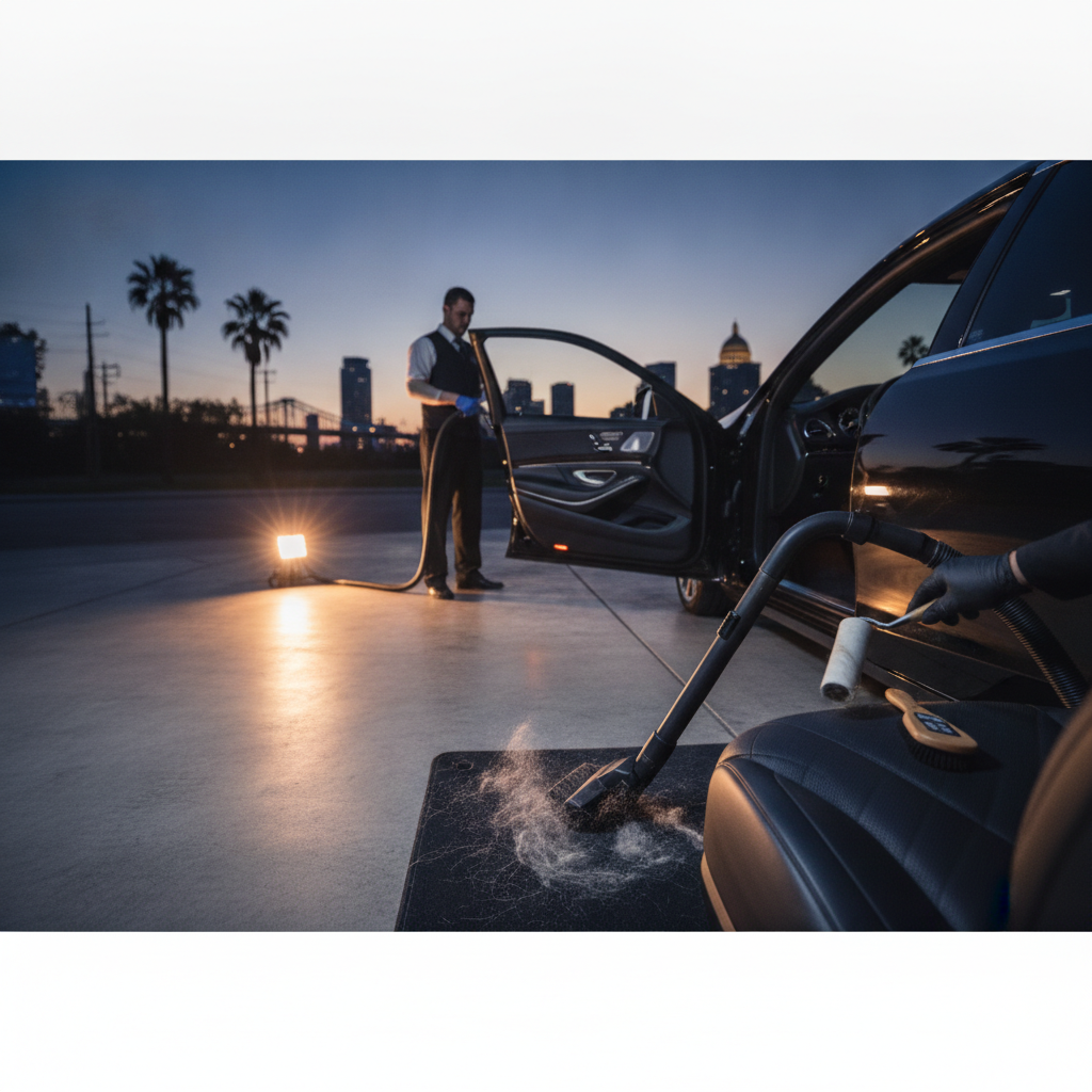pet hair removal car Sacramento